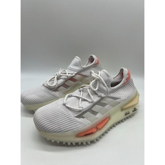 Adidas Women's NMD S1 Low Shoes Coral White HQ4465 Size 7 NWT - Picture 9 of 12